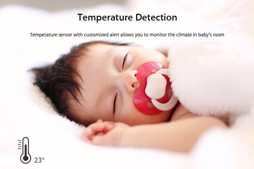 VB605 Wireless Baby Monitor with IP Camera Two-way Audio- White VB605 Wireless Baby Monitor with IP Camera Two-way Audio- White
