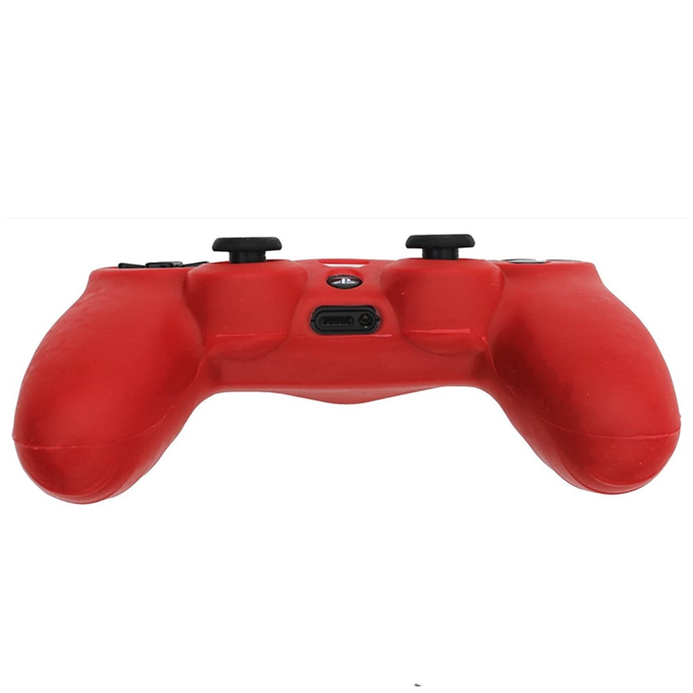PS4 Controller Skin Silicone Rubber Protective Grip Case for Sony Playstation 4 Wireless Dualshock Game Controllers- Red PS4 Controller Skin Silicone Rubber Protective Grip Case for Sony Playstation 4 Wireless Dualshock Game Controllers- Red