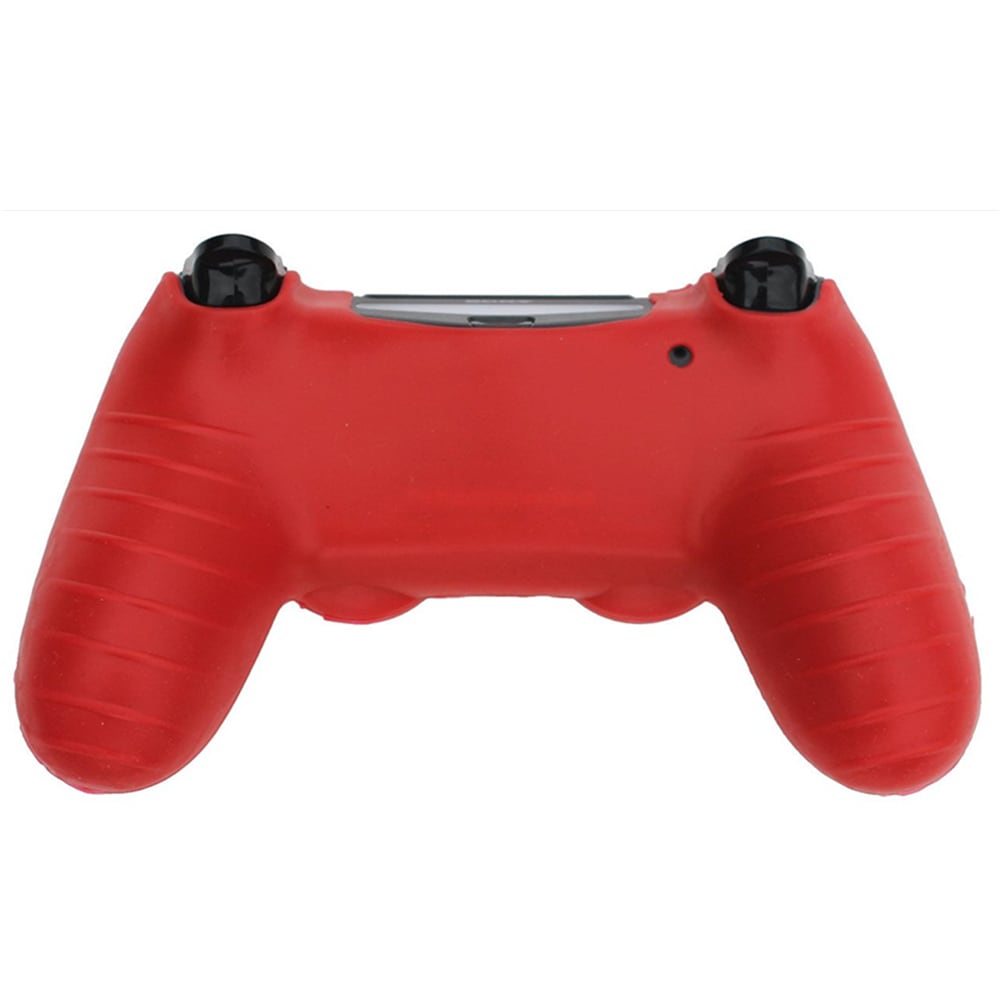 PS4 Controller Skin Silicone Rubber Protective Grip Case for Sony Playstation 4 Wireless Dualshock Game Controllers- Red PS4 Controller Skin Silicone Rubber Protective Grip Case for Sony Playstation 4 Wireless Dualshock Game Controllers- Red