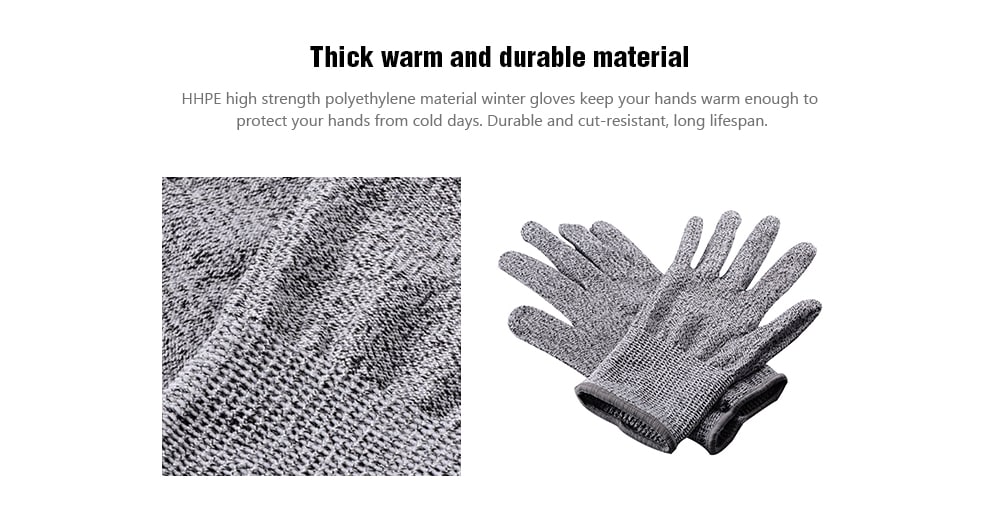 S Anti-stab Stab-resistant 5-level HPPE Cut-resistant Gloves- Dark Slate Grey S Anti-stab Stab-resistant 5-level HPPE Cut-resistant Gloves- Dark Slate Grey