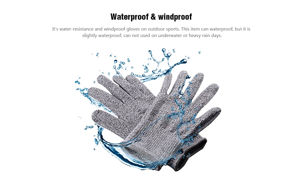 S Anti-stab Stab-resistant 5-level HPPE Cut-resistant Gloves- Dark Slate Grey S Anti-stab Stab-resistant 5-level HPPE Cut-resistant Gloves- Dark Slate Grey