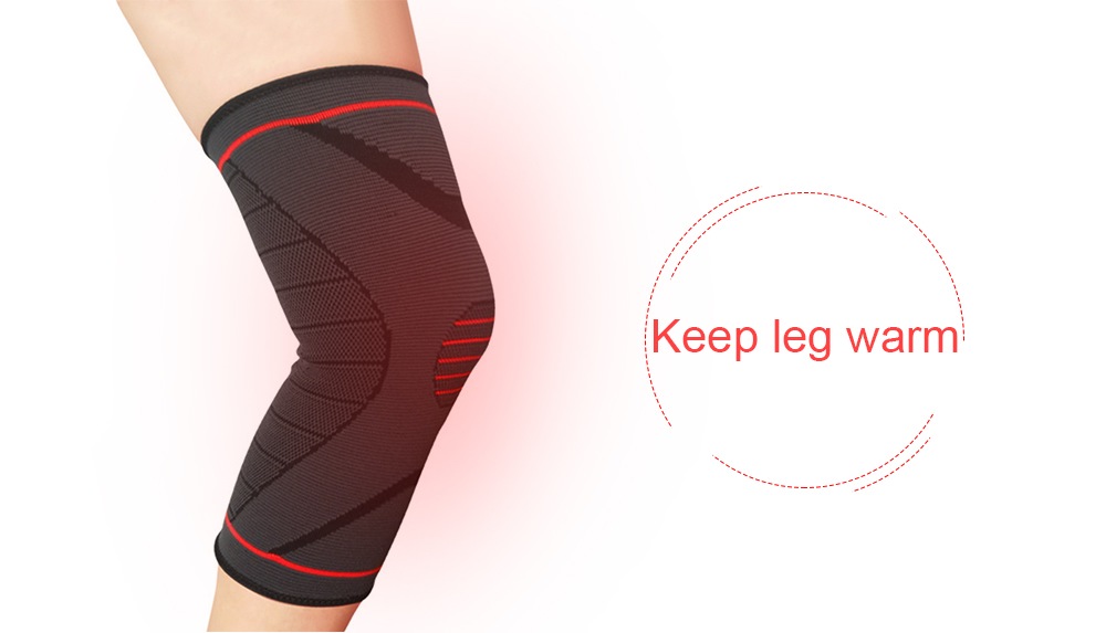 Sports Outdoor Badminton Basketball Knee Pad 1PC- Gray M Sports Outdoor Badminton Basketball Knee Pad 1PC- Gray M