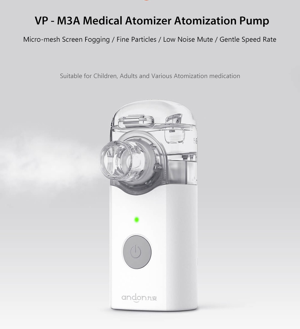 VP - M3A Adult Children Home Medical Atomizer Atomization Pump from Xiaomi youpin- White VP - M3A Adult Children Home Medical Atomizer Atomization Pump from Xiaomi youpin- White