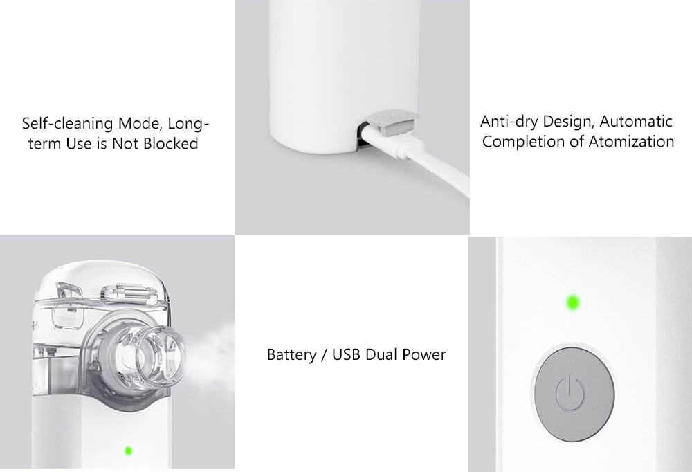 VP - M3A Adult Children Home Medical Atomizer Atomization Pump from Xiaomi youpin- White VP - M3A Adult Children Home Medical Atomizer Atomization Pump from Xiaomi youpin- White