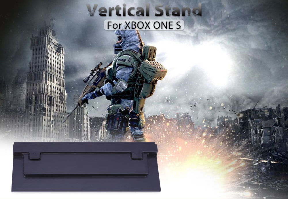 Vertical Stand for Xbox One S Console- Black Vertical Stand for Xbox One S Console- Black