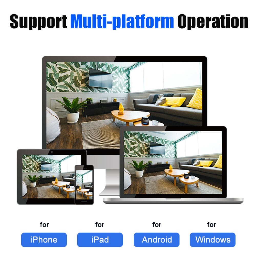 Smart 3D VR Camera Monitor 360 Degree Panoramic WiFi SD Card- White Smart 3D VR Camera Monitor 360 Degree Panoramic WiFi SD Card- White