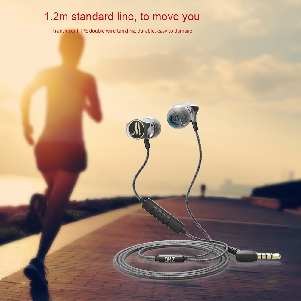 QKZ DM7 3.5mm Aluminum Alloy in Ear Wired Earphone- Black without Mic QKZ DM7 3.5mm Aluminum Alloy in Ear Wired Earphone- Black without Mic