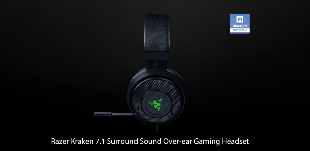 Razer Kraken Essential Version Surround Sound Over-ear Headphone USB Gaming Headset with Retractable Digital Microphone and Chroma Lighting- Black Razer Kraken Essential Version Surround Sound Over-ear Headphone USB Gaming Headset with Retractable Digital Microphone and Chroma Lighting- Black