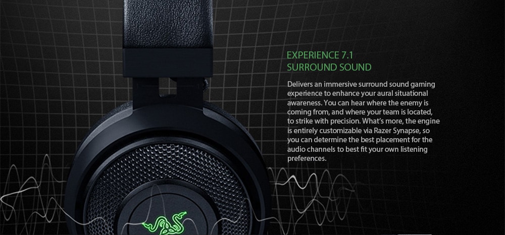Razer Kraken Essential Version Surround Sound Over-ear Headphone USB Gaming Headset with Retractable Digital Microphone and Chroma Lighting- Black Razer Kraken Essential Version Surround Sound Over-ear Headphone USB Gaming Headset with Retractable Digital Microphone and Chroma Lighting- Black