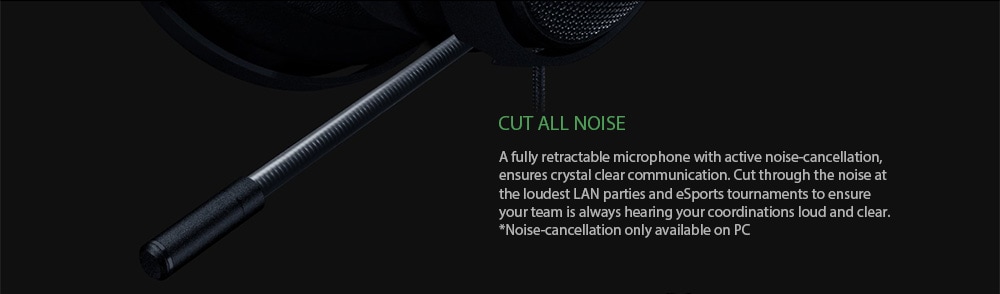 Razer Kraken Essential Version Surround Sound Over-ear Headphone USB Gaming Headset with Retractable Digital Microphone and Chroma Lighting- Black Razer Kraken Essential Version Surround Sound Over-ear Headphone USB Gaming Headset with Retractable Digital Microphone and Chroma Lighting- Black