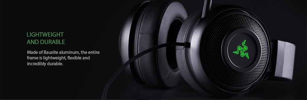 Razer Kraken Essential Version Surround Sound Over-ear Headphone USB Gaming Headset with Retractable Digital Microphone and Chroma Lighting- Black Razer Kraken Essential Version Surround Sound Over-ear Headphone USB Gaming Headset with Retractable Digital Microphone and Chroma Lighting- Black