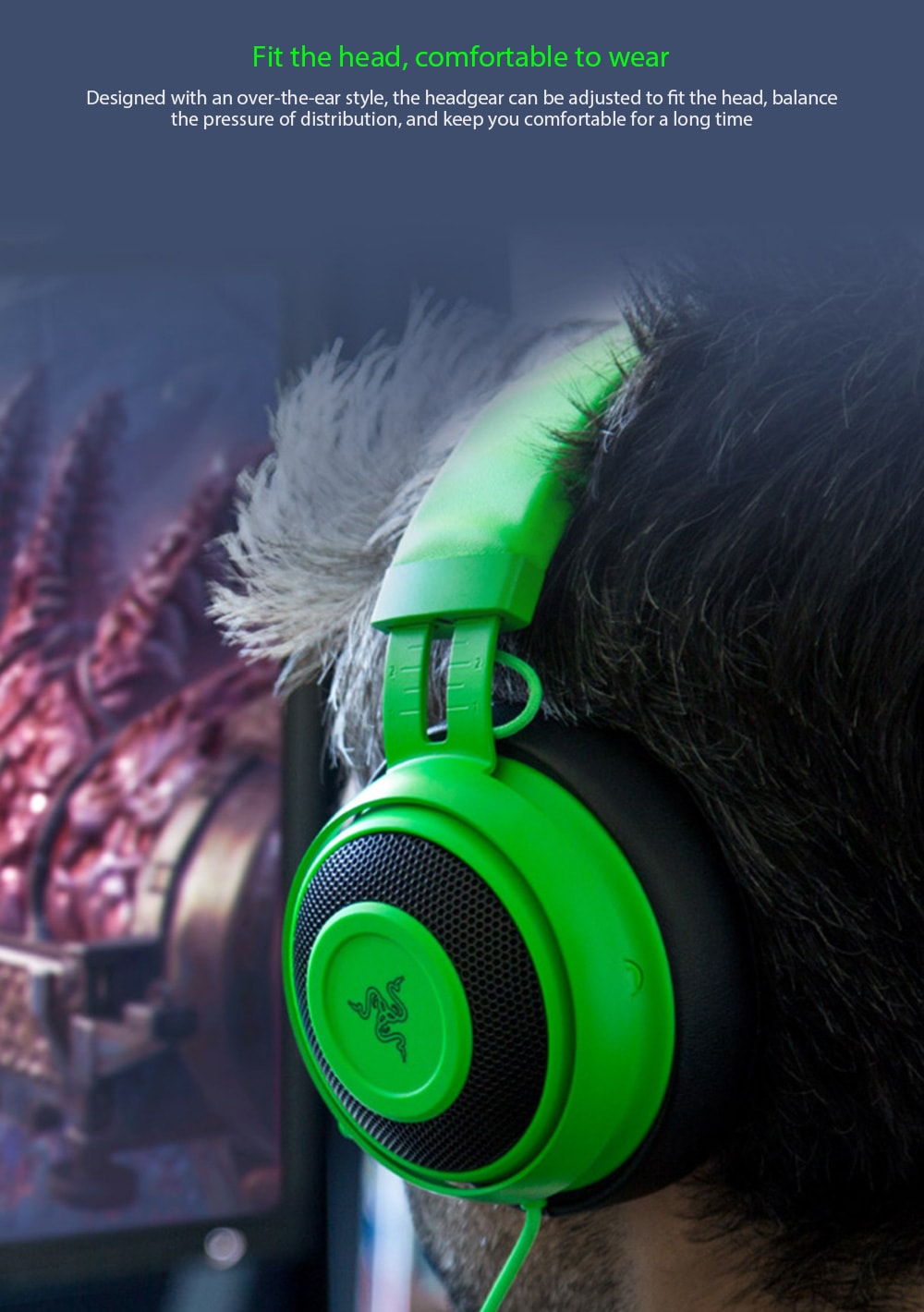 Razer Kraken Pro V2 Headsets Bass Gaming Headphones with Mic for Mobile Phone PC Xbox- Pink Razer Kraken Pro V2 Headsets Bass Gaming Headphones with Mic for Mobile Phone PC Xbox- Pink