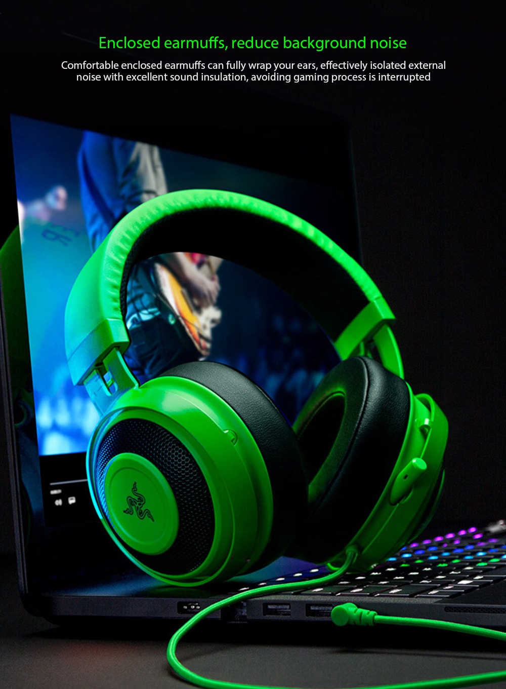 Razer Kraken Pro V2 Headsets Bass Gaming Headphones with Mic for Mobile Phone PC Xbox- Pink Razer Kraken Pro V2 Headsets Bass Gaming Headphones with Mic for Mobile Phone PC Xbox- Pink