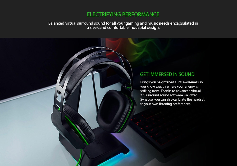 Razer Electra V2 Surround Sound Headphone Gaming Headset with In-line Control and Auto Adjusting Headband Detachable Boom Mic - Black Razer Electra V2 Surround Sound Headphone Gaming Headset with In-line Control and Auto Adjusting Headband Detachable Boom Mic - Black