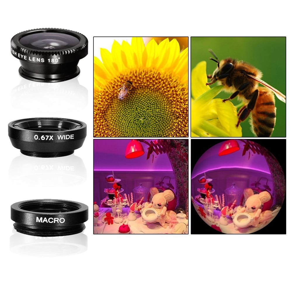 Telescope Telephoto Wide-Angle Macro Fisheye Lens Since The Shaft Tripod 10 in 1 Suit- Black Telescope Telephoto Wide-Angle Macro Fisheye Lens Since The Shaft Tripod 10 in 1 Suit- Black
