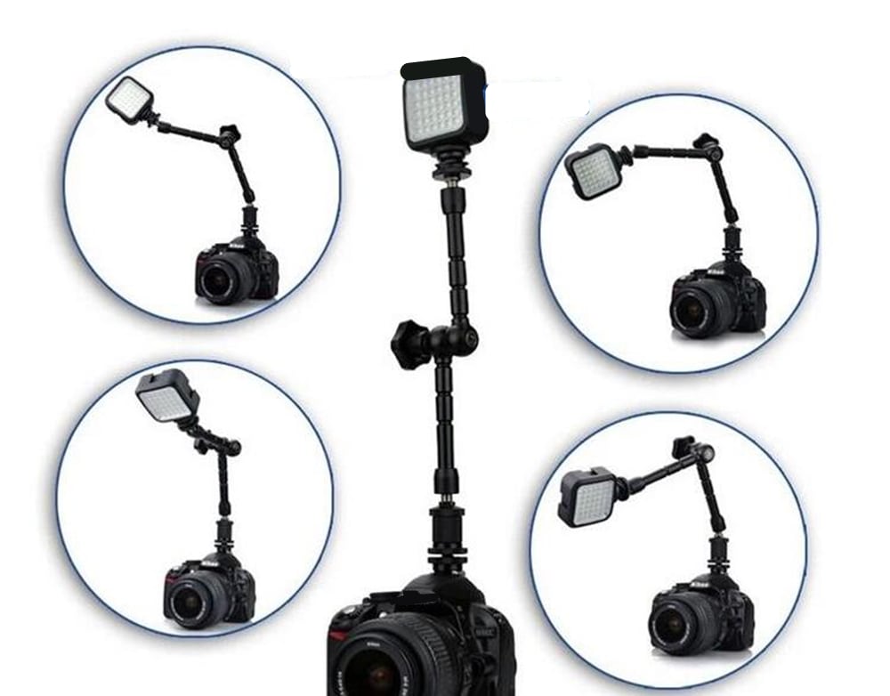 Photography 360 Degree Rotate Strange Hand Bracket Hot Shoe 1/4 Screw- Black Photography 360 Degree Rotate Strange Hand Bracket Hot Shoe 1/4 Screw- Black