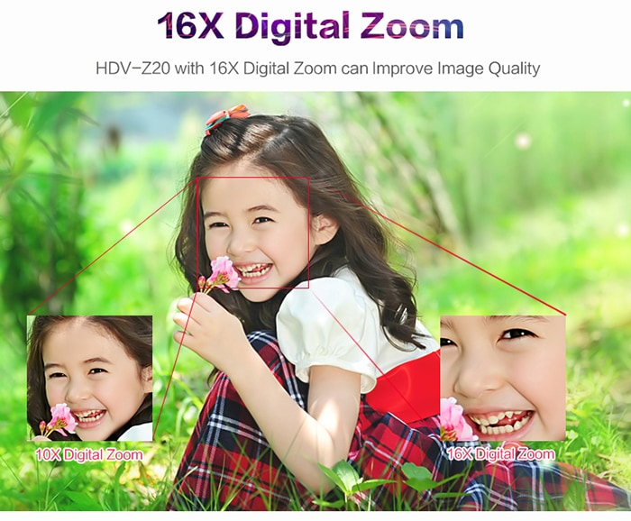 ORDRO HDV - Z20 WiFi 1080P 24MP 16X Digital Zoom F2.6 Aperture 3.0 inch TFT Touch Screen DV Camera- Black ORDRO HDV - Z20 WiFi 1080P 24MP 16X Digital Zoom F2.6 Aperture 3.0 inch TFT Touch Screen DV Camera- Black