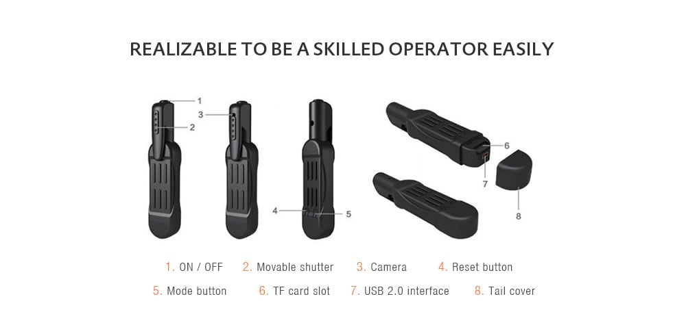 T189 Mini DV Camera HD 1080P Micro Pen Video Recorder Camcorder Digital DVR- Black T189 Mini DV Camera HD 1080P Micro Pen Video Recorder Camcorder Digital DVR- Black