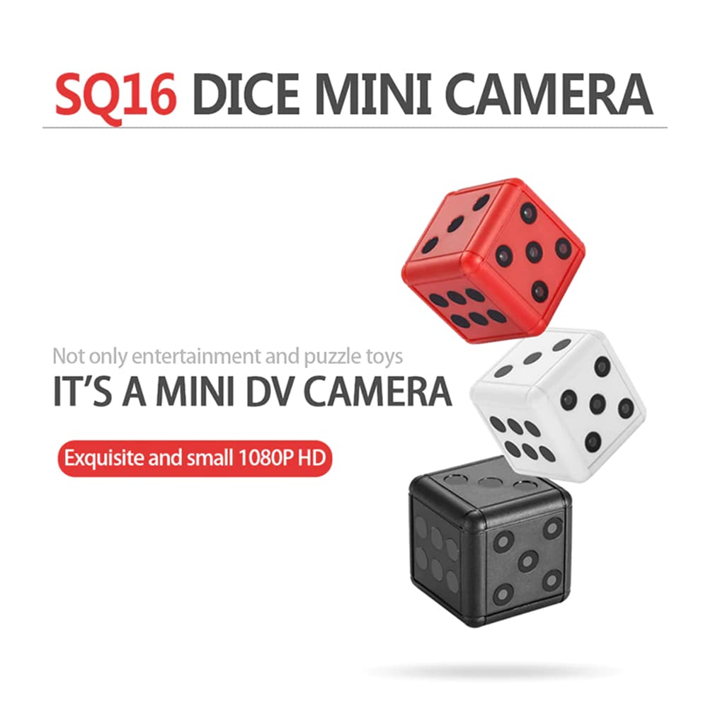 SQ16 1080P Mini Dice Camera Camcorder Sport DV- Black SQ16 1080P Mini Dice Camera Camcorder Sport DV- Black