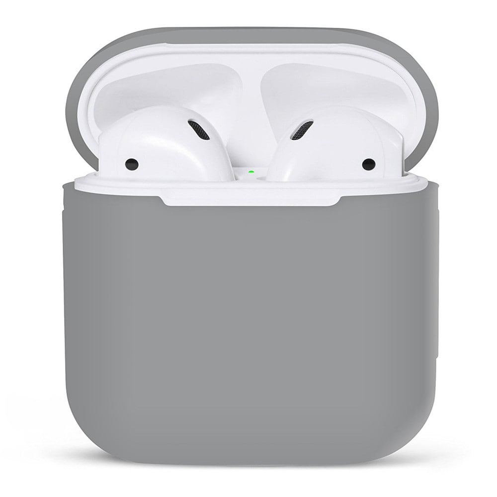 Protective Silicone Cover and Skin for Apple Airpods Charging Case- Cerulean Protective Silicone Cover and Skin for Apple Airpods Charging Case- Cerulean