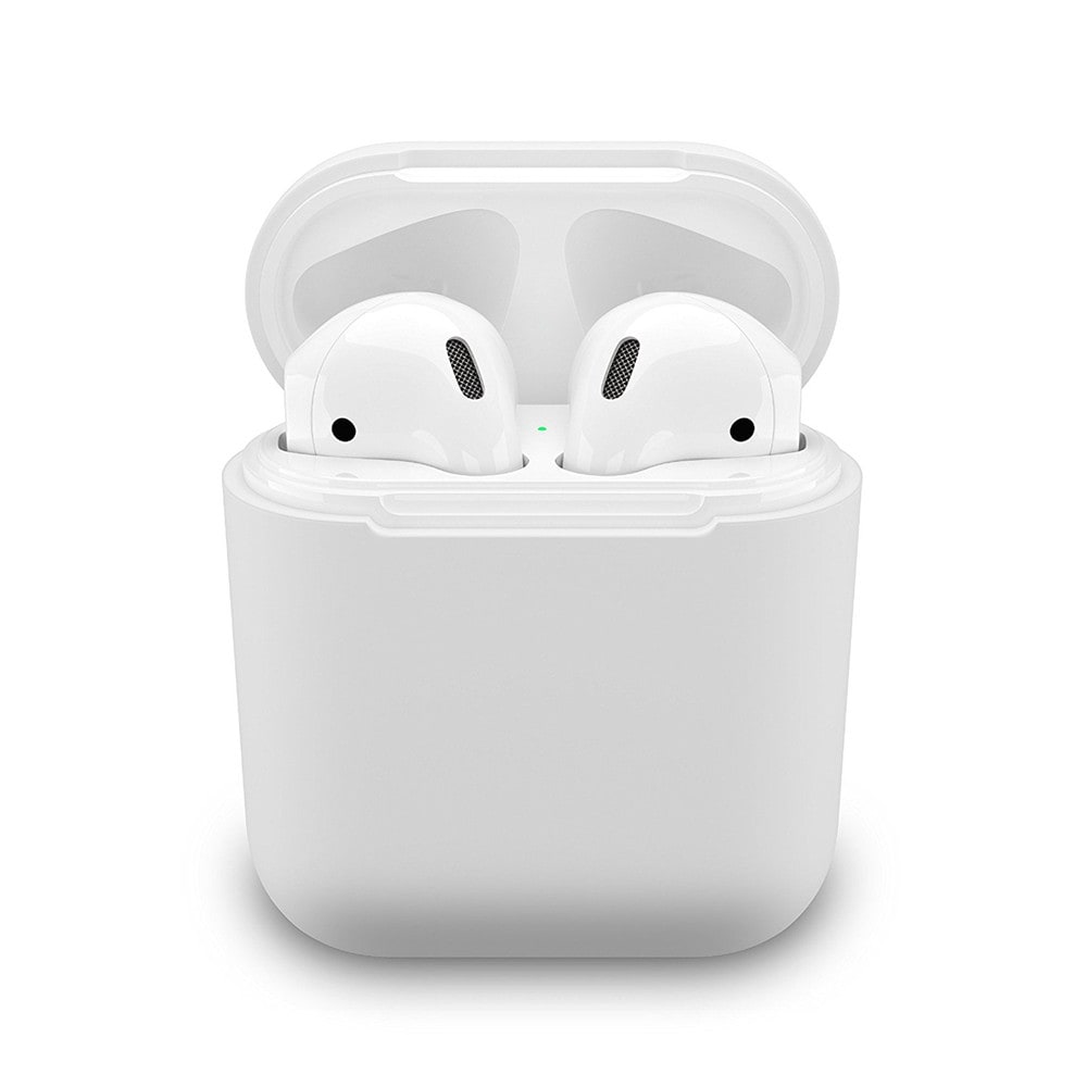 Protective Silicone Cover and Skin for Apple Airpods Charging Case- Cerulean Protective Silicone Cover and Skin for Apple Airpods Charging Case- Cerulean