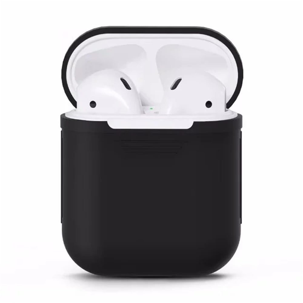 Silicone Shock Proof Protector Sleeve Skin Cover True Wireless Earphone Case for Apple AirPods- Cerulean Silicone Shock Proof Protector Sleeve Skin Cover True Wireless Earphone Case for Apple AirPods- Cerulean