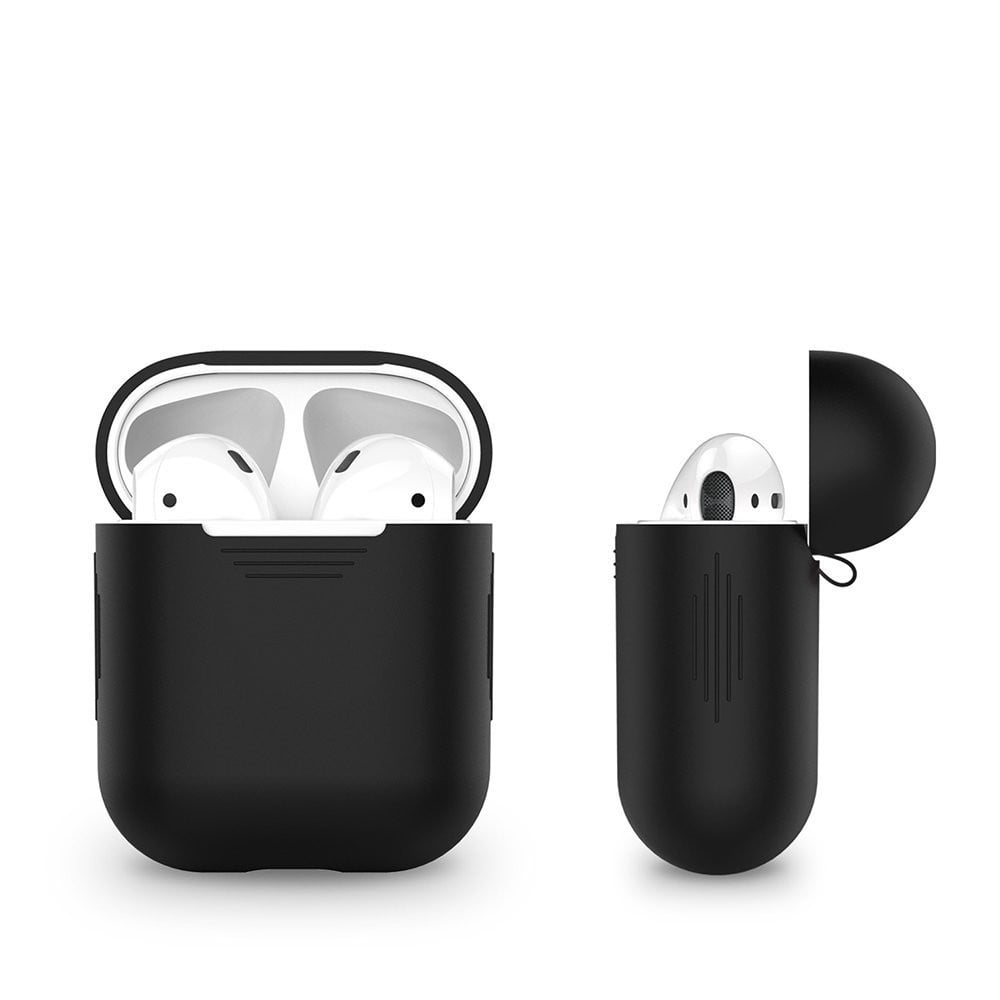 Silicone Shock Proof Protector Sleeve Skin Cover True Wireless Earphone Case for Apple AirPods- Cerulean Silicone Shock Proof Protector Sleeve Skin Cover True Wireless Earphone Case for Apple AirPods- Cerulean
