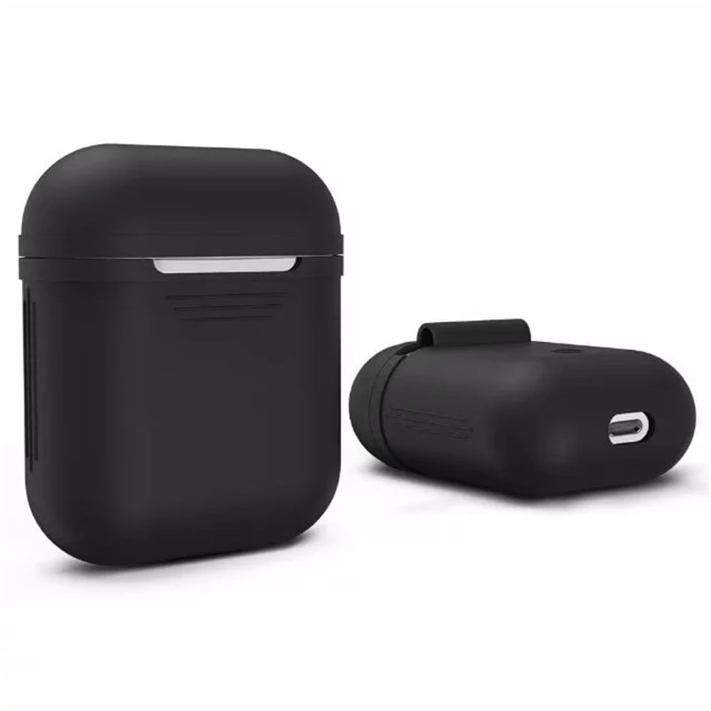 Silicone Shock Proof Protector Sleeve Skin Cover True Wireless Earphone Case for Apple AirPods- Cerulean Silicone Shock Proof Protector Sleeve Skin Cover True Wireless Earphone Case for Apple AirPods- Cerulean