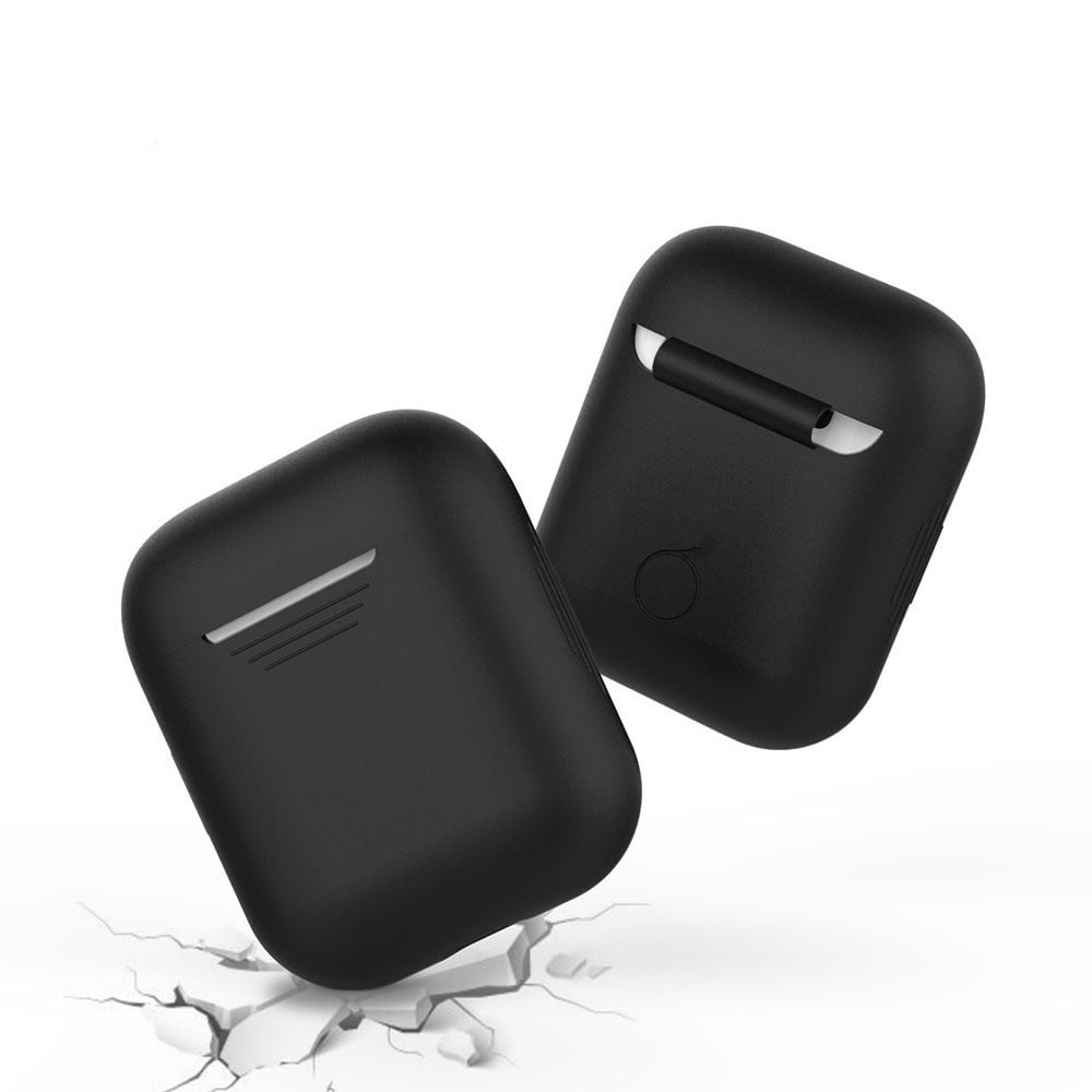 Silicone Shock Proof Protector Sleeve Skin Cover True Wireless Earphone Case for Apple AirPods- Cerulean Silicone Shock Proof Protector Sleeve Skin Cover True Wireless Earphone Case for Apple AirPods- Cerulean