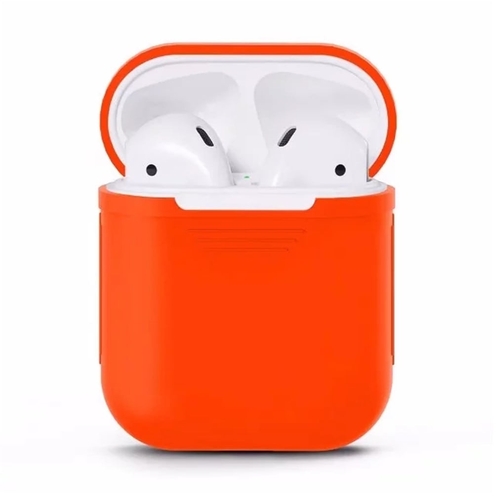 Silicone Shock Proof Protector Sleeve Skin Cover True Wireless Earphone Case for Apple AirPods- Cerulean Silicone Shock Proof Protector Sleeve Skin Cover True Wireless Earphone Case for Apple AirPods- Cerulean