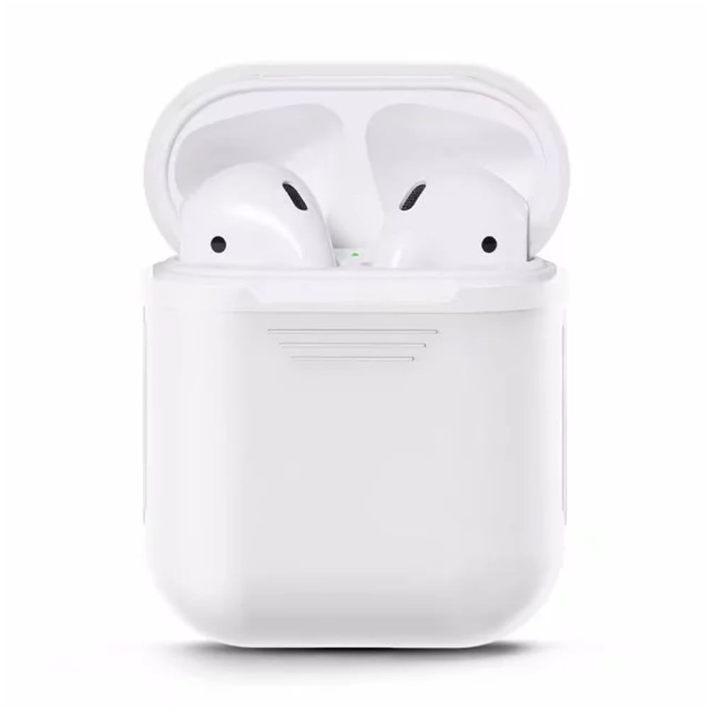 Silicone Shock Proof Protector Sleeve Skin Cover True Wireless Earphone Case for Apple AirPods- Cerulean Silicone Shock Proof Protector Sleeve Skin Cover True Wireless Earphone Case for Apple AirPods- Cerulean