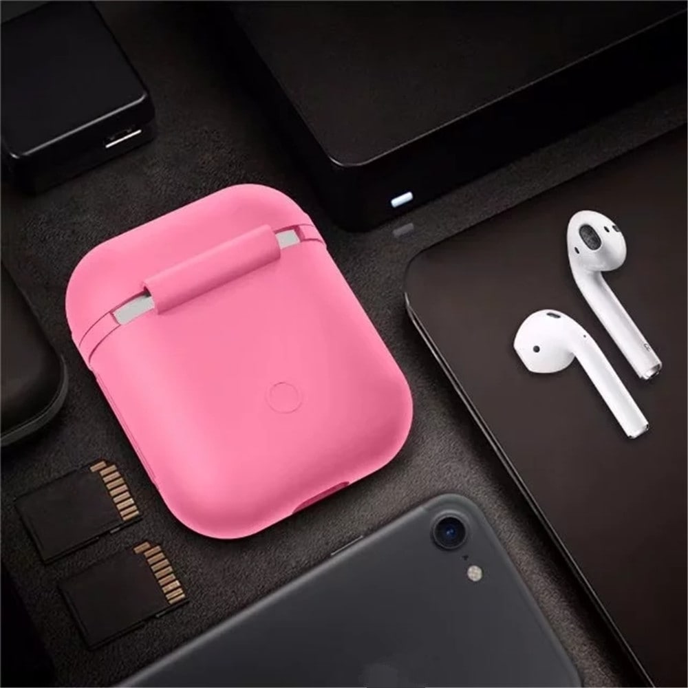 Silicone Shock Proof Protector Sleeve Skin Cover True Wireless Earphone Case for Apple AirPods- Cerulean Silicone Shock Proof Protector Sleeve Skin Cover True Wireless Earphone Case for Apple AirPods- Cerulean