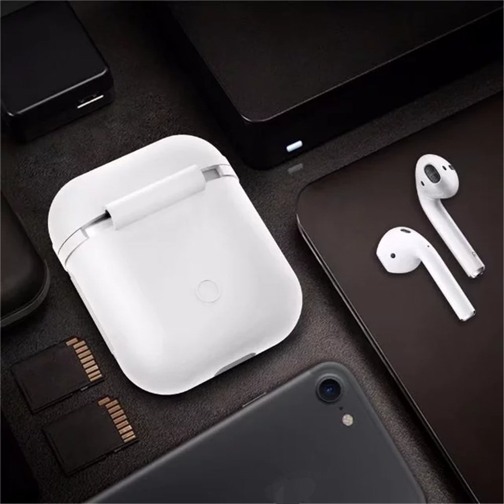 Silicone Shock Proof Protector Sleeve Skin Cover True Wireless Earphone Case for Apple AirPods- Cerulean Silicone Shock Proof Protector Sleeve Skin Cover True Wireless Earphone Case for Apple AirPods- Cerulean