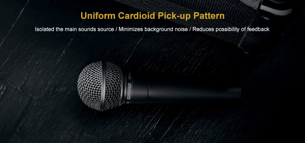 SM58S Dynamic Cable Professional Handheld Wired Vocal Microphone- Black SM58S Dynamic Cable Professional Handheld Wired Vocal Microphone- Black