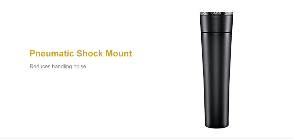 SM58S Dynamic Cable Professional Handheld Wired Vocal Microphone- Black SM58S Dynamic Cable Professional Handheld Wired Vocal Microphone- Black