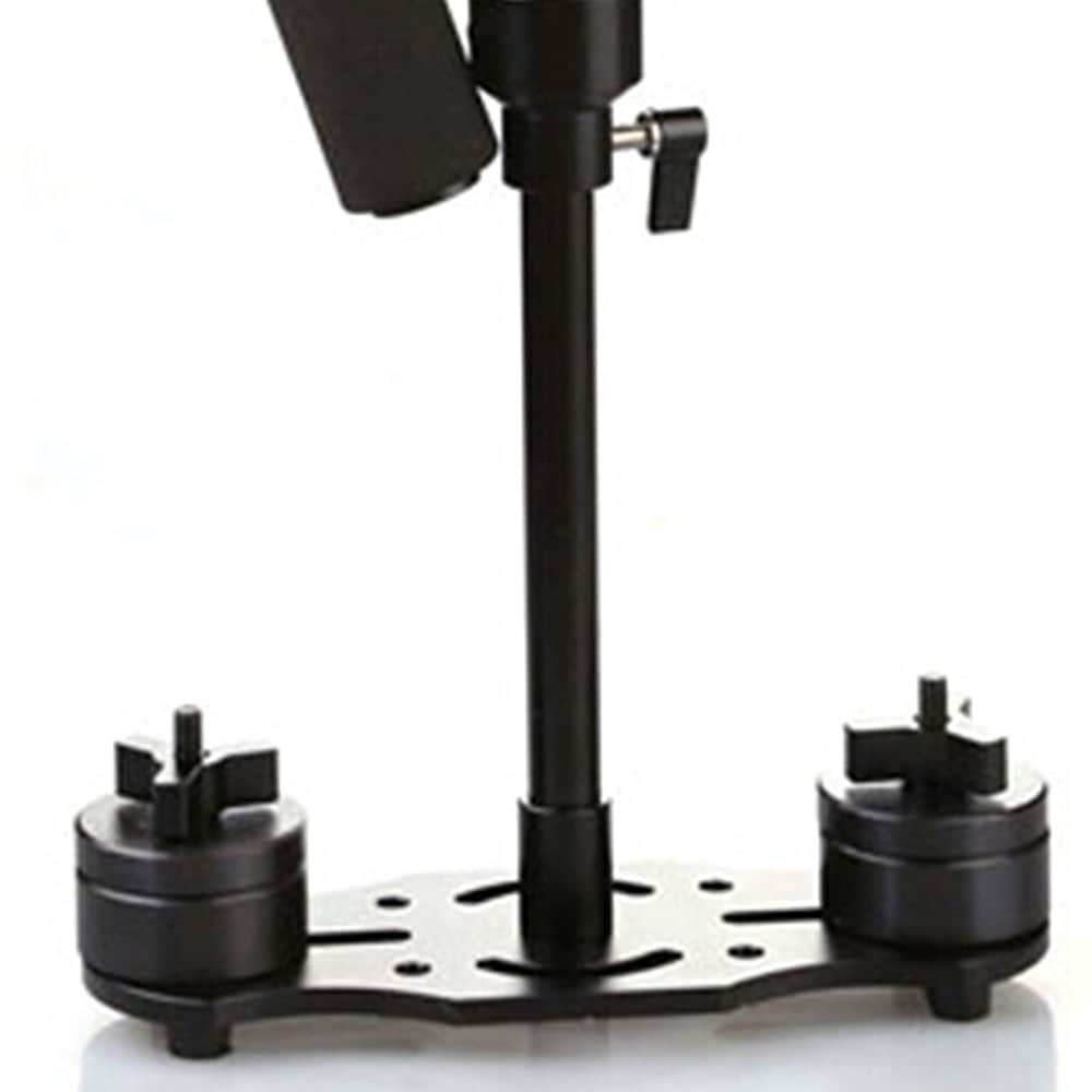 S40 Professional 40cm Aluminum Alloy Handheld Stabilizer with Quick Release Plate and Clamp Base for Canon / Nikon / Sony / DS- Black S40 Professional 40cm Aluminum Alloy Handheld Stabilizer with Quick Release Plate and Clamp Base for Canon / Nikon / Sony / DS- Black