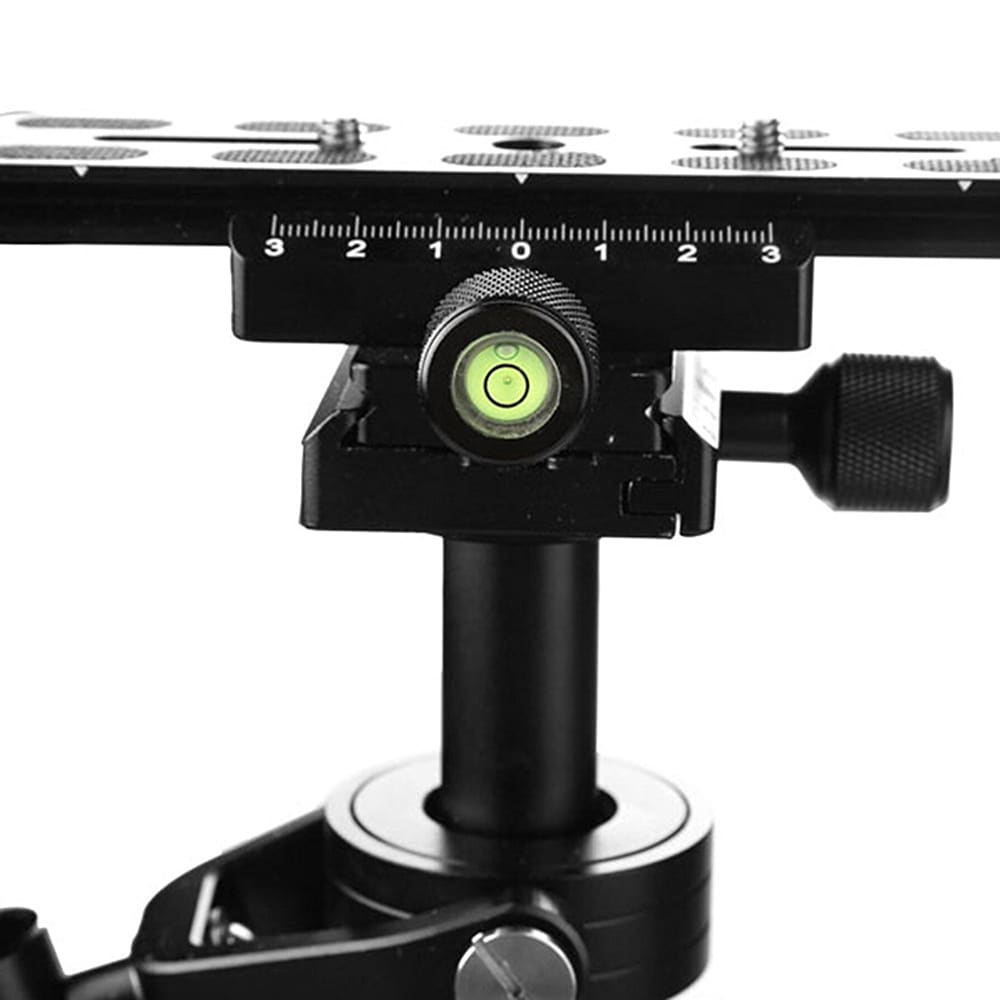 S40 Professional 40cm Aluminum Alloy Handheld Stabilizer with Quick Release Plate and Clamp Base for Canon / Nikon / Sony / DS- Black S40 Professional 40cm Aluminum Alloy Handheld Stabilizer with Quick Release Plate and Clamp Base for Canon / Nikon / Sony / DS- Black