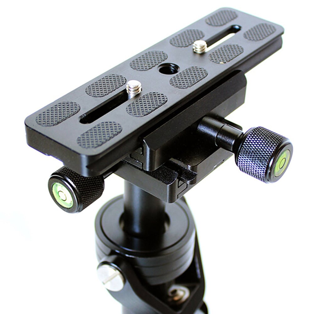 S40 Professional 40cm Aluminum Alloy Handheld Stabilizer with Quick Release Plate and Clamp Base for Canon / Nikon / Sony / DS- Black S40 Professional 40cm Aluminum Alloy Handheld Stabilizer with Quick Release Plate and Clamp Base for Canon / Nikon / Sony / DS- Black