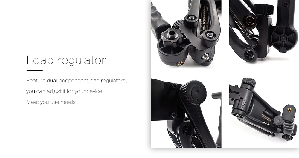 STARTRC Handheld 4-Axis Gimbal Stabilizer for DJI Ronin 3-Axis Camera - Black STARTRC Handheld 4-Axis Gimbal Stabilizer for DJI Ronin 3-Axis Camera - Black