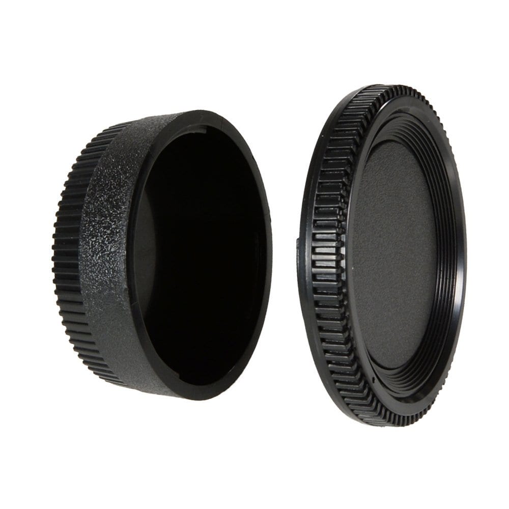 Rear Lens Cap Cover And Camera Body Cap for Nikon D810/D850/D750/D7500/D7200/D7100 D5600/D5300/D3400/D3200/D90- Black Rear Lens Cap Cover And Camera Body Cap for Nikon D810/D850/D750/D7500/D7200/D7100 D5600/D5300/D3400/D3200/D90- Black