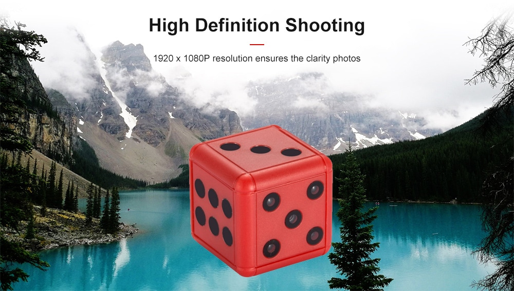 SQ16 1080P Dice Shape Mini Action Camera with Motion Detection HD Sports Camcorder- White SQ16 1080P Dice Shape Mini Action Camera with Motion Detection HD Sports Camcorder- White