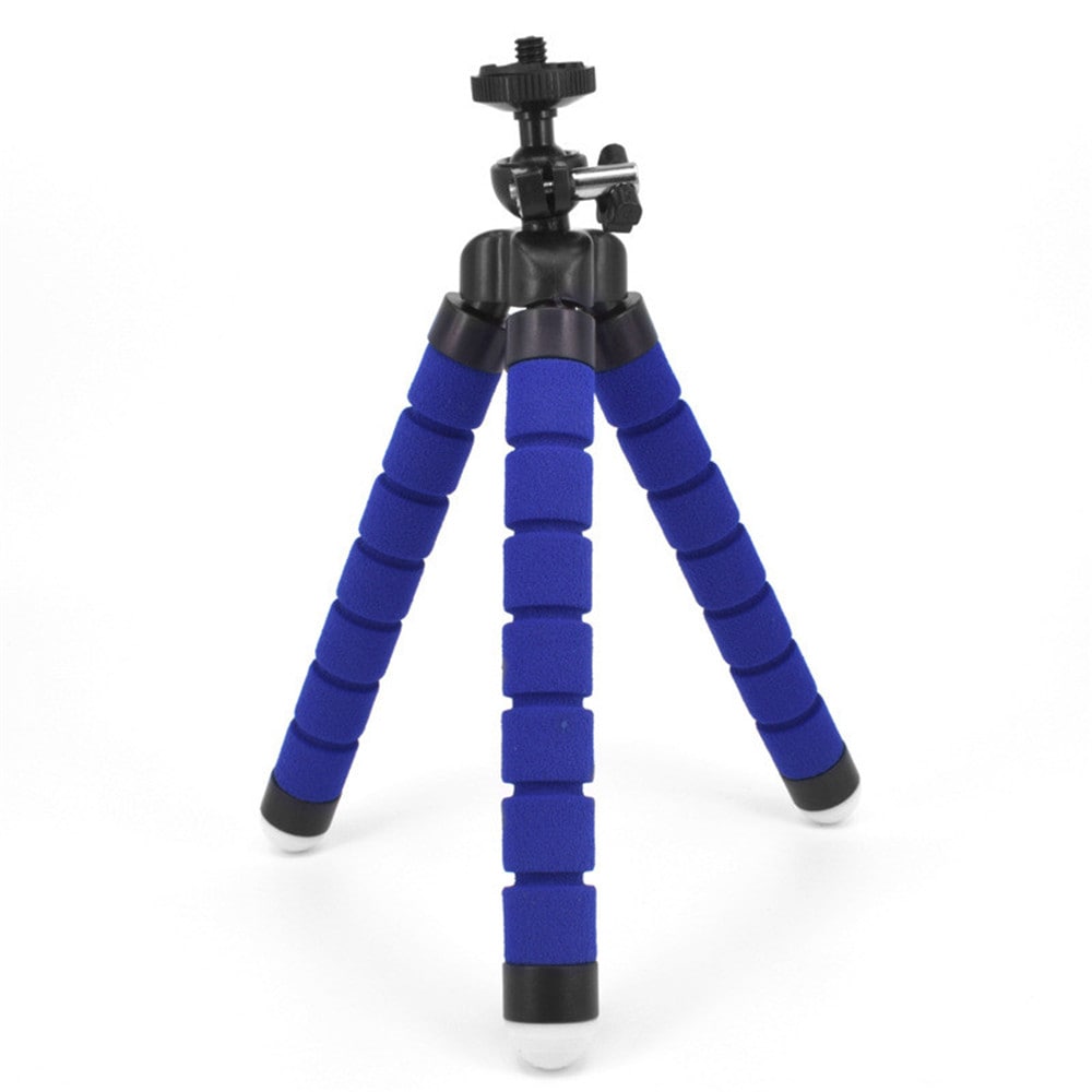 Octopus Style Portable and Adjustable Tripod Stand Holder for Cellphone Camera with Universal- Black Octopus Style Portable and Adjustable Tripod Stand Holder for Cellphone Camera with Universal- Black