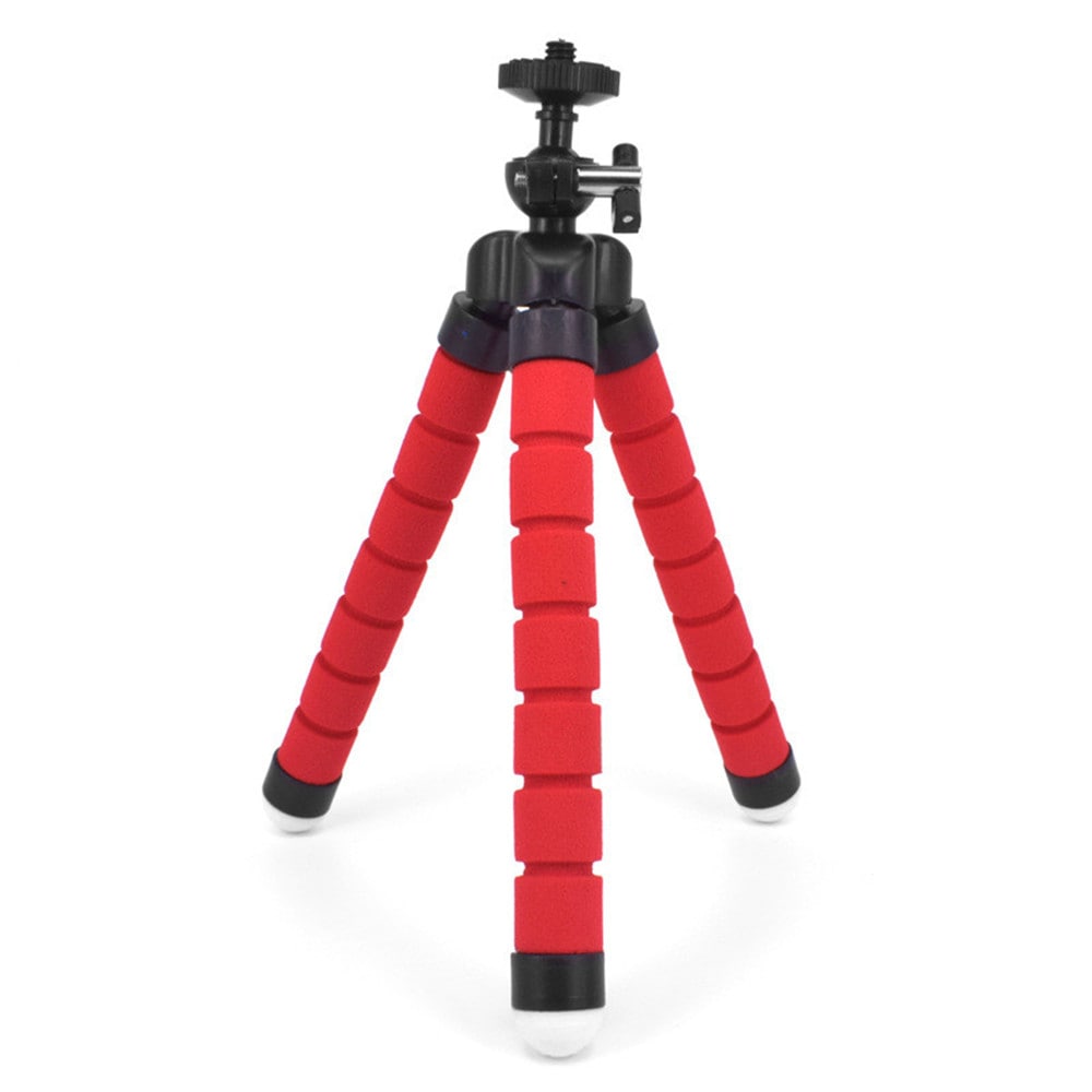Octopus Style Portable and Adjustable Tripod Stand Holder for Cellphone Camera with Universal- Black Octopus Style Portable and Adjustable Tripod Stand Holder for Cellphone Camera with Universal- Black