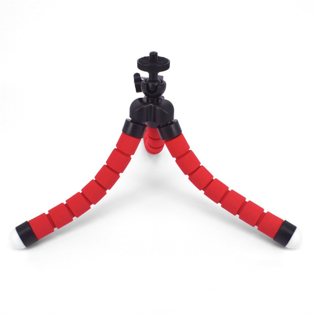 Octopus Style Portable and Adjustable Tripod Stand Holder for Cellphone Camera with Universal- Black Octopus Style Portable and Adjustable Tripod Stand Holder for Cellphone Camera with Universal- Black