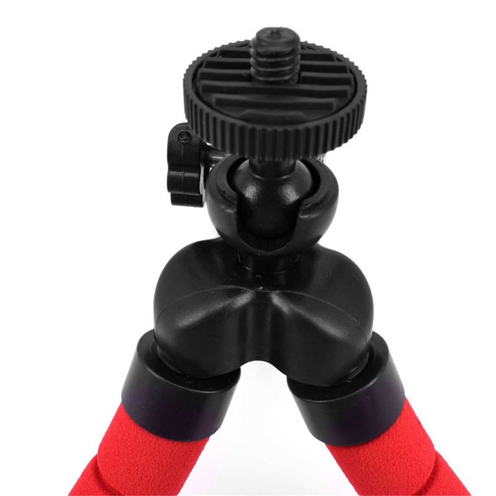 Octopus Style Portable and Adjustable Tripod Stand Holder for Cellphone Camera with Universal- Black Octopus Style Portable and Adjustable Tripod Stand Holder for Cellphone Camera with Universal- Black