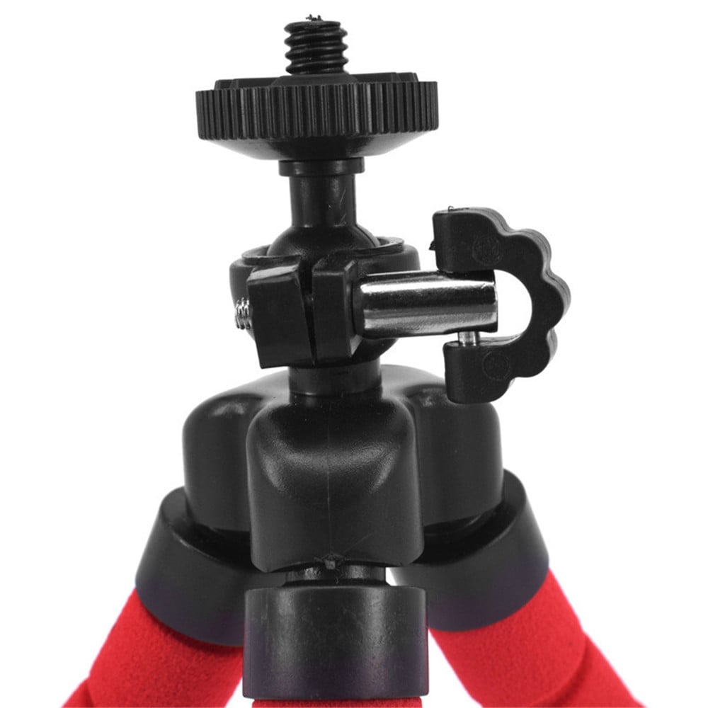 Octopus Style Portable and Adjustable Tripod Stand Holder for Cellphone Camera with Universal- Black Octopus Style Portable and Adjustable Tripod Stand Holder for Cellphone Camera with Universal- Black