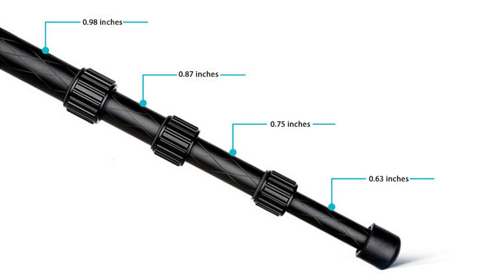 QZSD Q999 62.2 Inches Lightweight Tripod Monopod with 1/4 Screw- Black QZSD Q999 62.2 Inches Lightweight Tripod Monopod with 1/4 Screw- Black