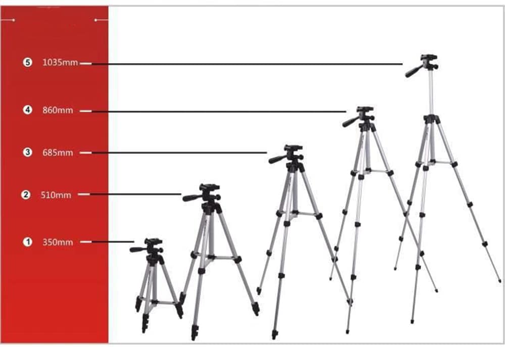 With Remote Control 3110 Tripod Stand 4-SECTION Lightweight Portable Mini Trip- Silver With Remote Control 3110 Tripod Stand 4-SECTION Lightweight Portable Mini Trip- Silver