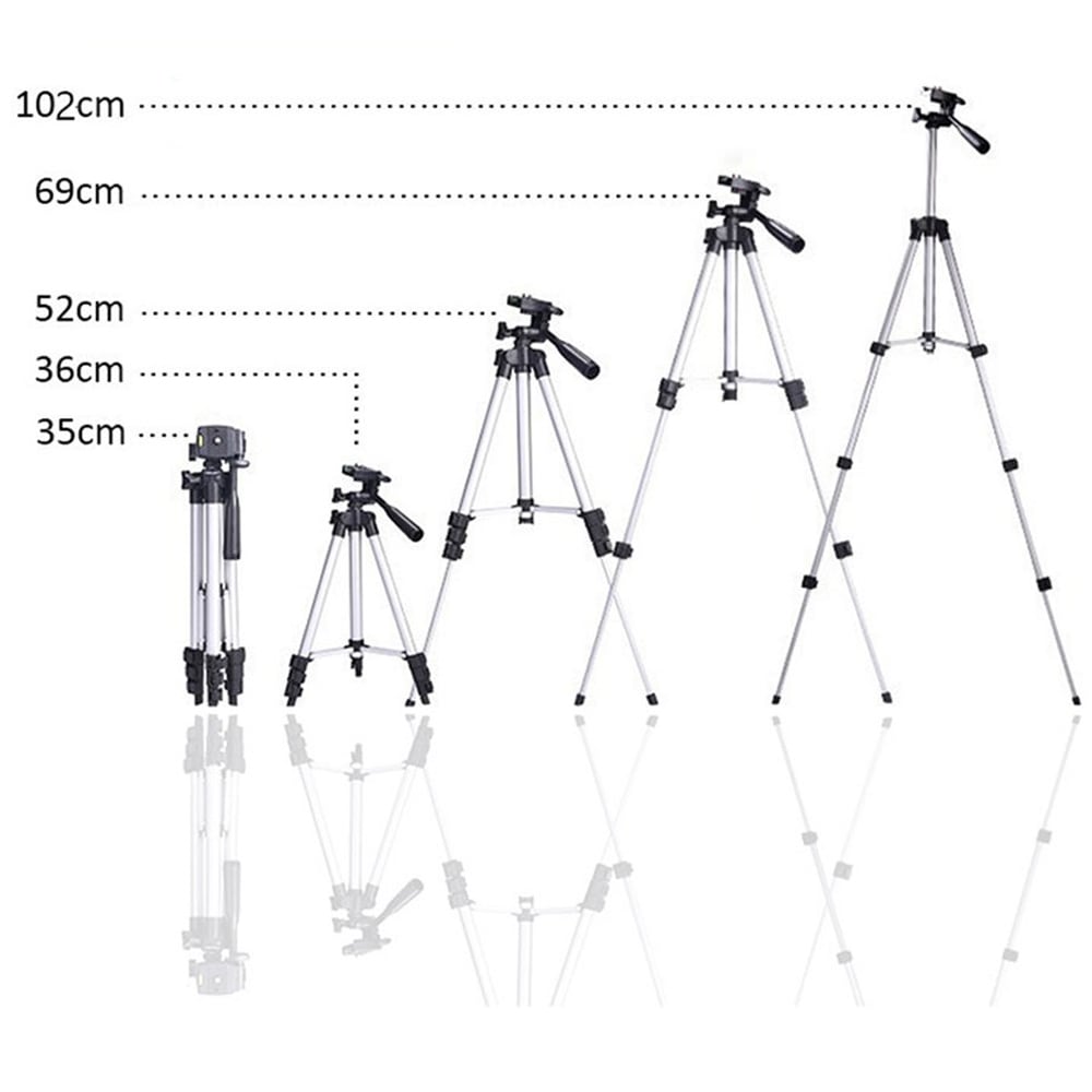 Portable Tripod Outdoor Photographic Phone Clip Flexible Camera Access- Platinum Portable Tripod Outdoor Photographic Phone Clip Flexible Camera Access- Platinum