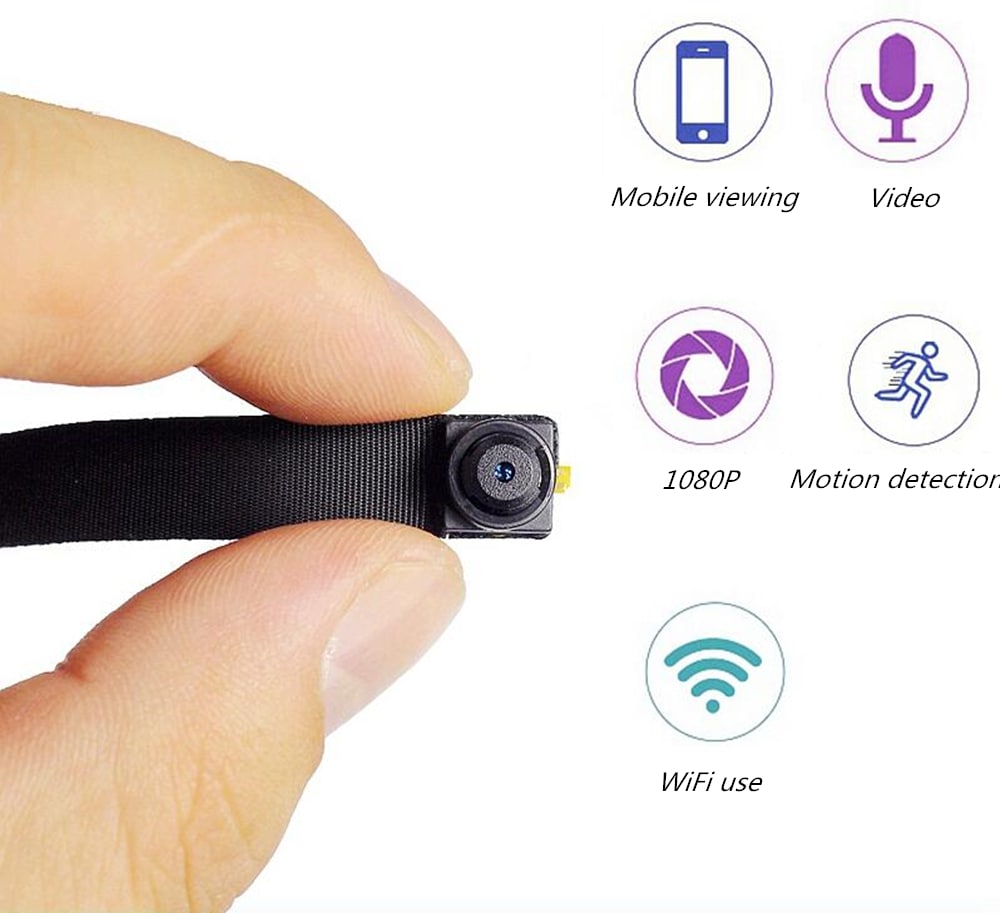 P2P / Wi-Fi 1920 x 1080P Multi-Function Night Vision Miniature IP Camera- Black P2P / Wi-Fi 1920 x 1080P Multi-Function Night Vision Miniature IP Camera- Black